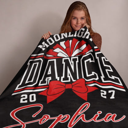Personalized Dance Team Blanket – Custom Name Dance Blanket-1