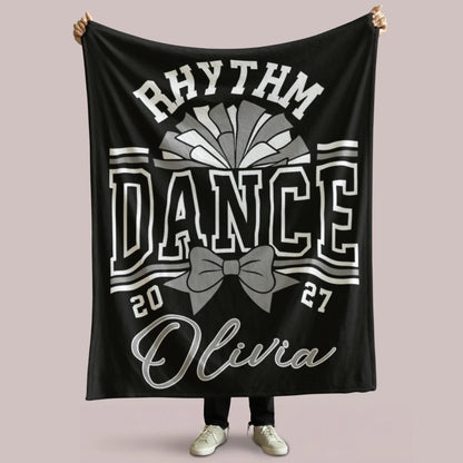 Personalized Dance Team Blanket – Custom Name Dance Blanket-44