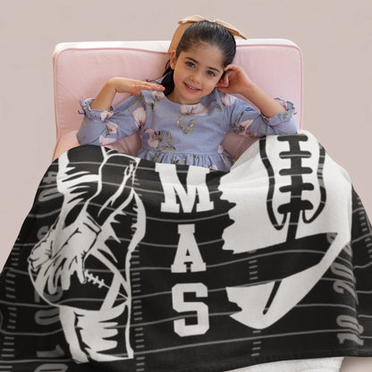 Personalized Cheer Team Blanket – Custom Name Senior Cheerleading Blanket-1