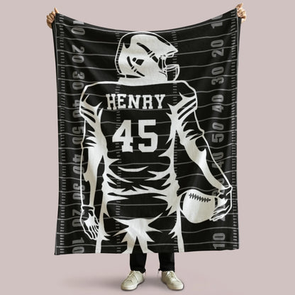 Personalized Cheer Team Blanket – Custom Name Senior Cheerleading Blanket3