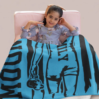 Personalized Cheer Team Blanket – Custom Name Senior Cheerleading Blanket-1