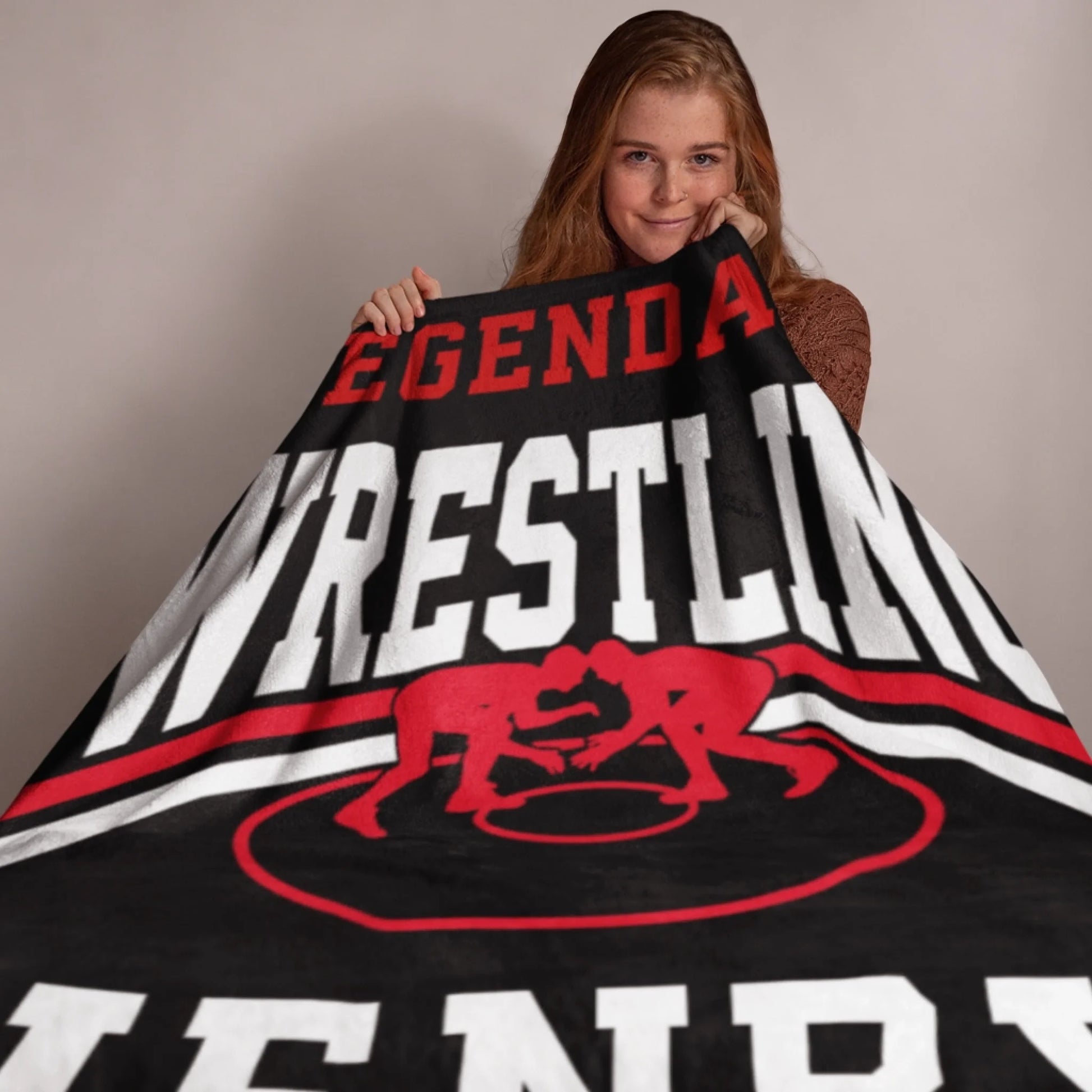 Personalized Cheer Team Blanket – Custom Name Senior Cheerleading Blanket_