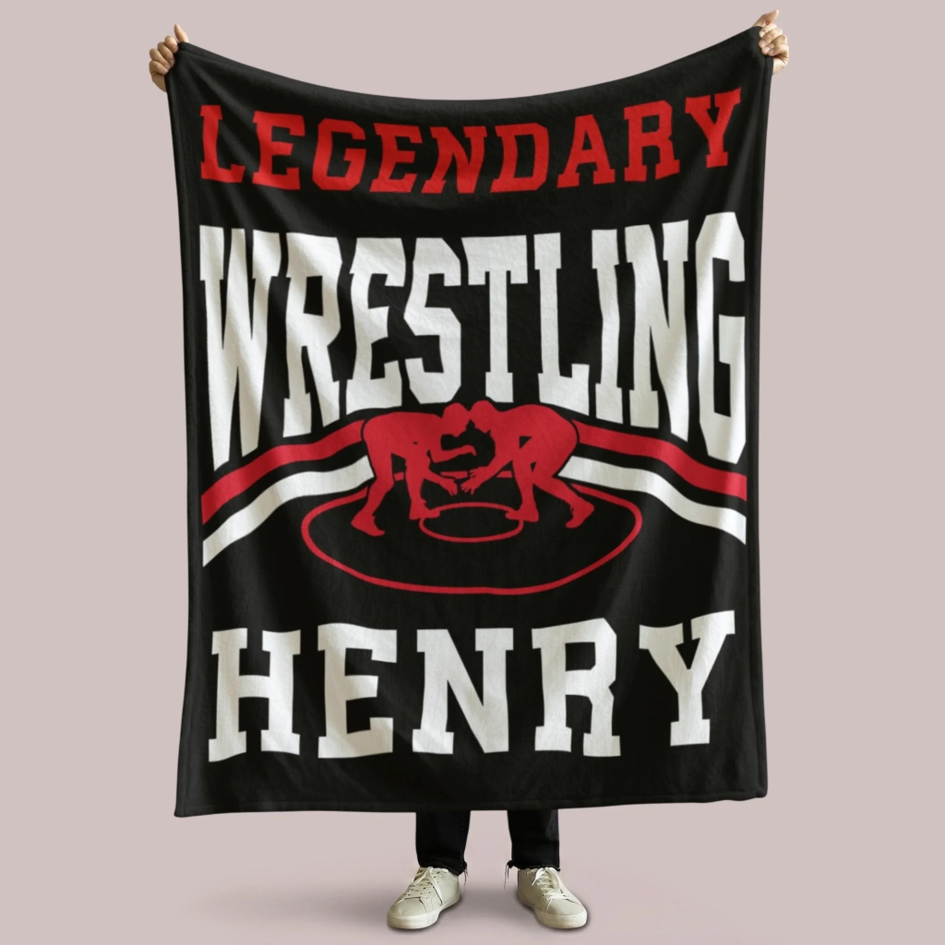 Personalized Cheer Team Blanket – Custom Name Senior Cheerleading Blanket3