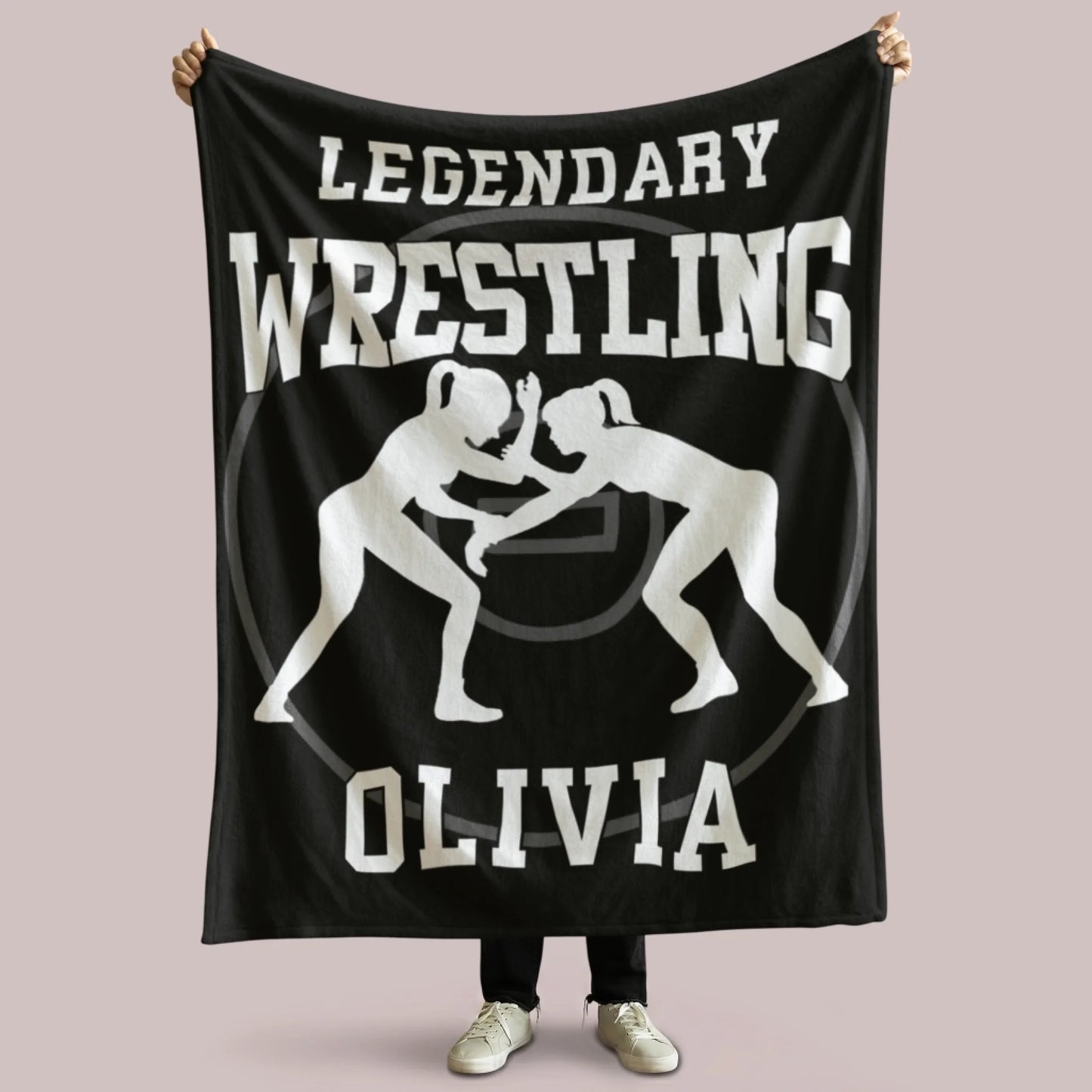 Personalized Cheer Team Blanket – Custom Name Senior Cheerleading Blanket3