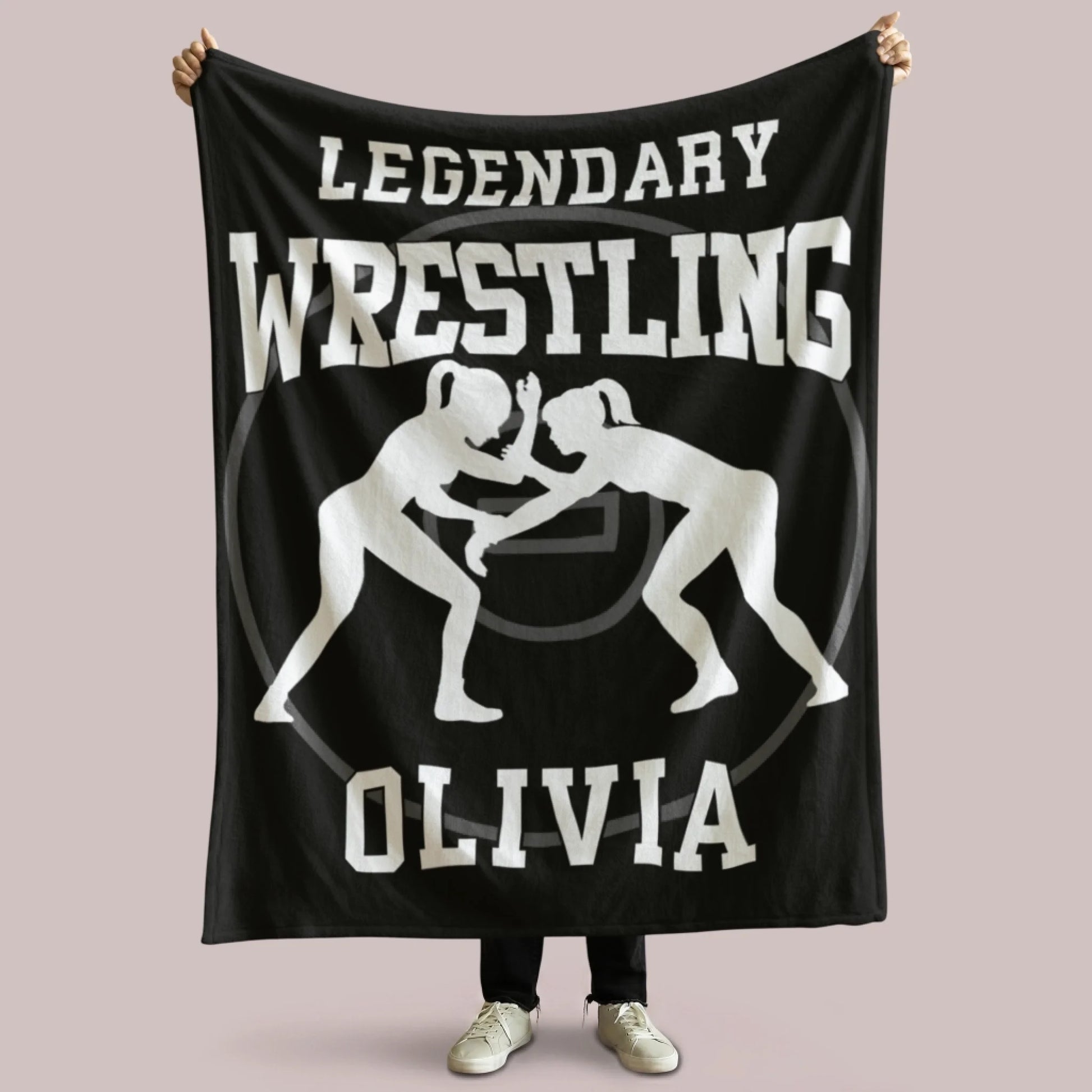 Personalized Cheer Team Blanket – Custom Name Senior Cheerleading Blanket3