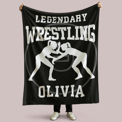 Personalized Cheer Team Blanket – Custom Name Senior Cheerleading Blanket3