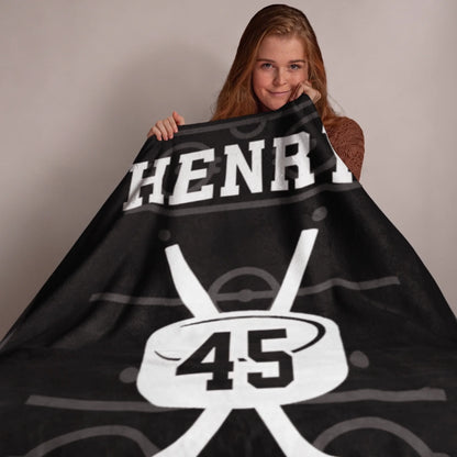 Personalized Cheer Team Blanket – Custom Name Senior Cheerleading Blanket_