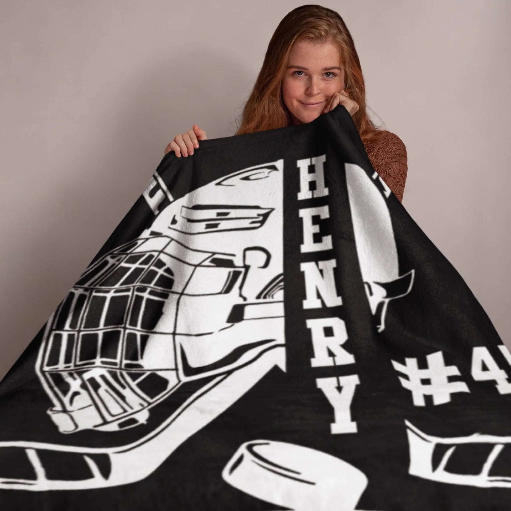 Personalized Cheer Team Blanket – Custom Name Senior Cheerleading Blanket_