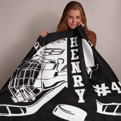 Personalized Cheer Team Blanket – Custom Name Senior Cheerleading Blanket_