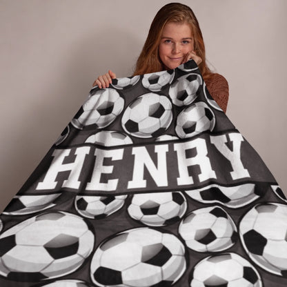 Personalized Cheer Team Blanket – Custom Name Senior Cheerleading Blanket_