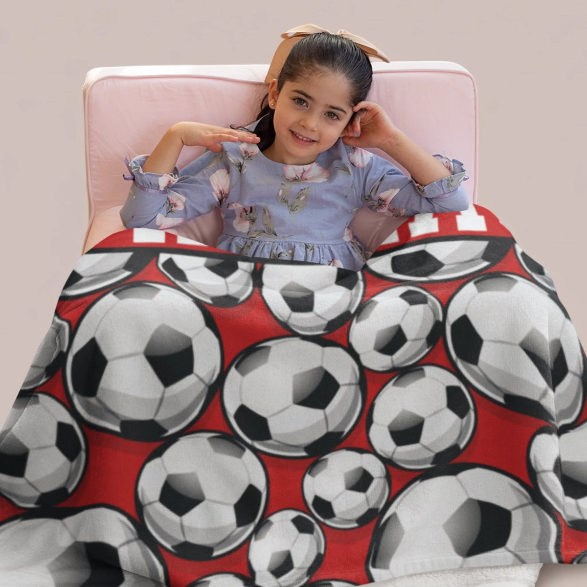 Personalized Cheer Team Blanket – Custom Name Senior Cheerleading Blanket-1