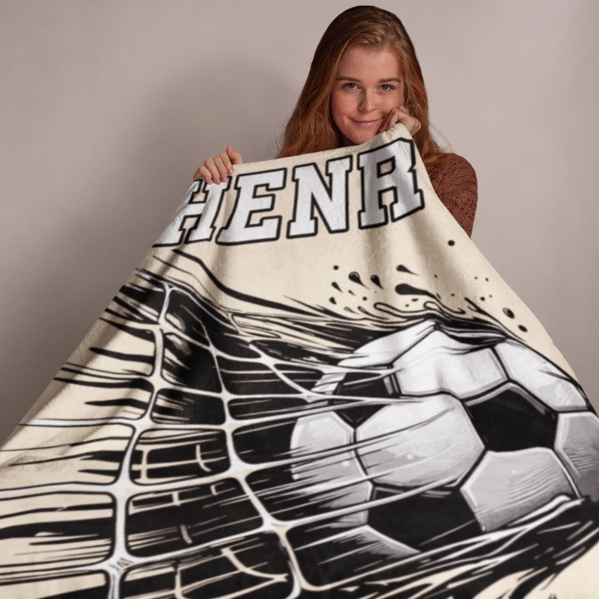 Personalized Cheer Team Blanket – Custom Name Senior Cheerleading Blanket_