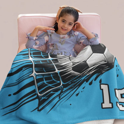 Personalized Cheer Team Blanket – Custom Name Senior Cheerleading Blanket-1