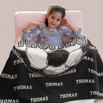 Personalized Cheer Team Blanket – Custom Name Senior Cheerleading Blanket-1