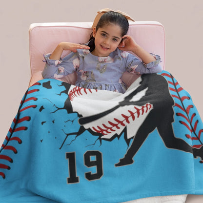 Personalized Cheer Team Blanket – Custom Name Senior Cheerleading Blanket-1