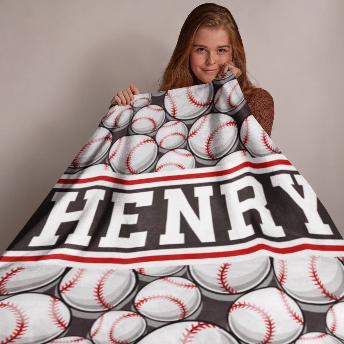 Personalized Cheer Team Blanket – Custom Name Senior Cheerleading Blanket_