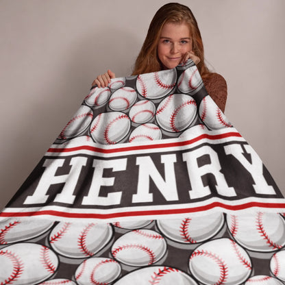 Personalized Cheer Team Blanket – Custom Name Senior Cheerleading Blanket_
