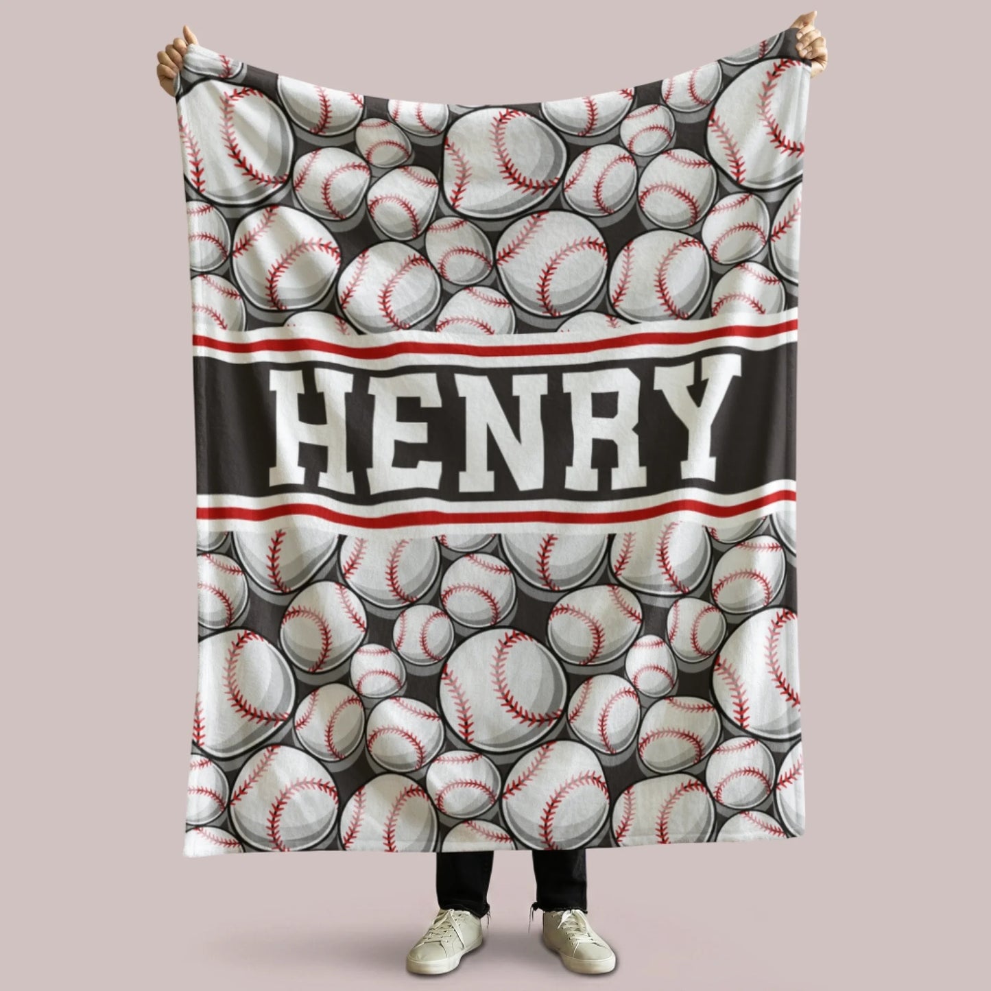 Personalized Cheer Team Blanket – Custom Name Senior Cheerleading Blanket3