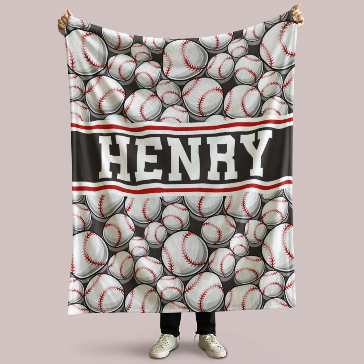 Personalized Cheer Team Blanket – Custom Name Senior Cheerleading Blanket3