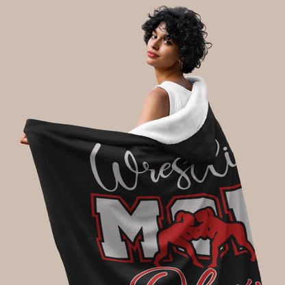Personalized Basketball Hooded Blanket With Custom Name And Number_