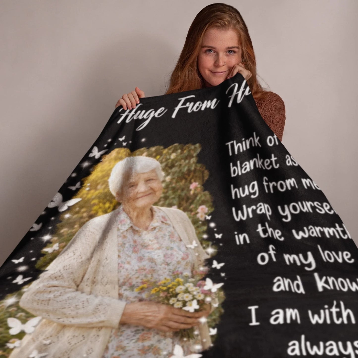 Personalized Cheer Team Blanket – Custom Name Senior Cheerleading Blanket_