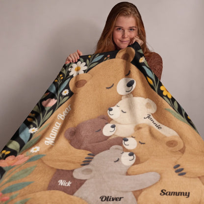 Personalized Cheer Team Blanket – Custom Name Senior Cheerleading Blanket_