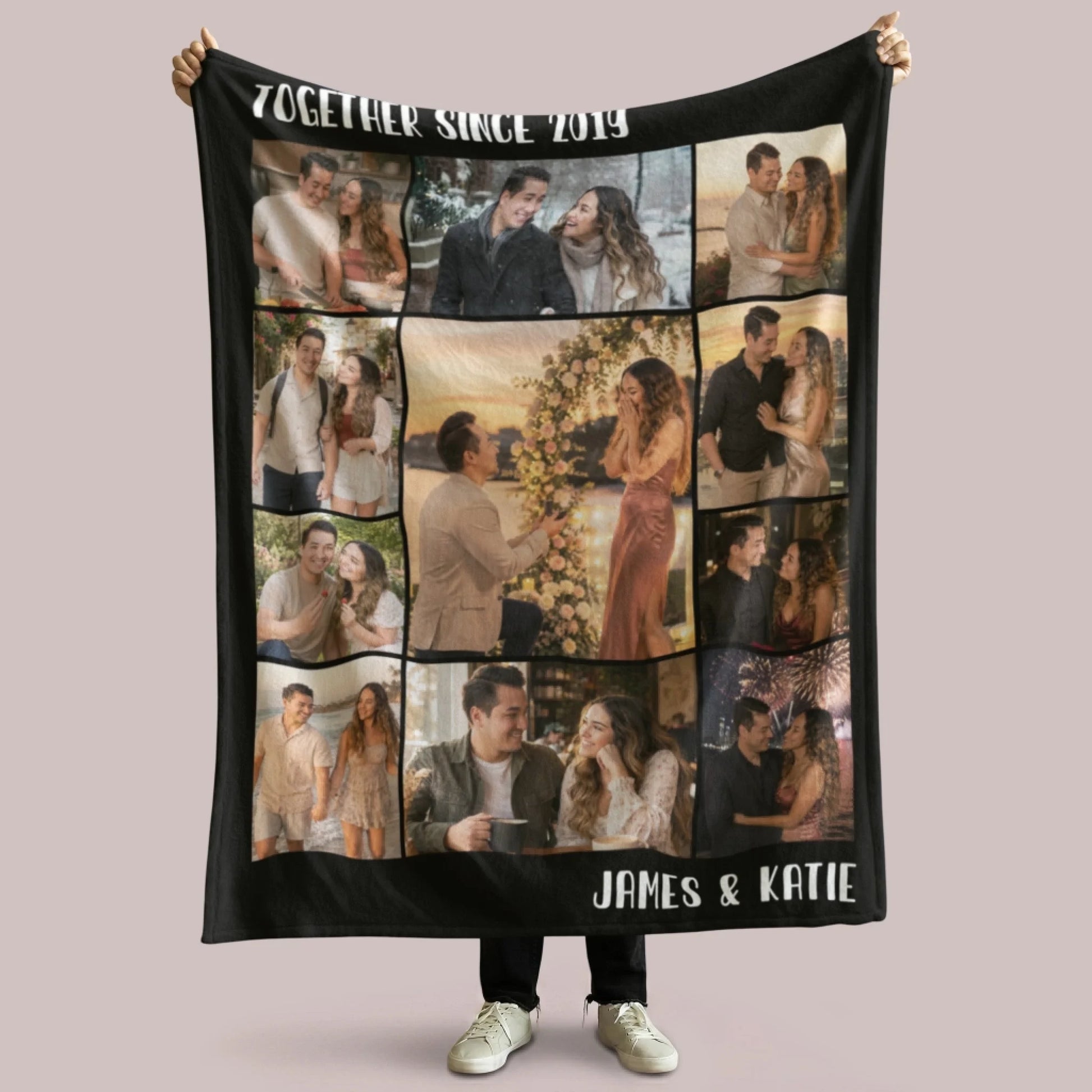 Personalized Cheer Team Blanket – Custom Name Senior Cheerleading Blanket3