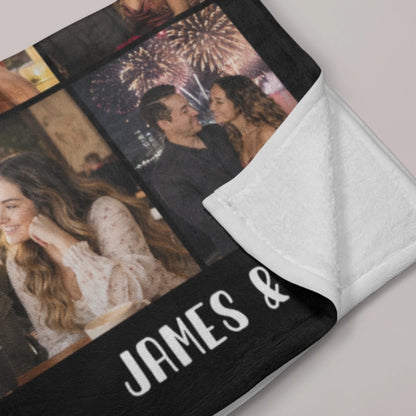 Personalized Woodland Animal Baby Blanket with Custom Name-1
