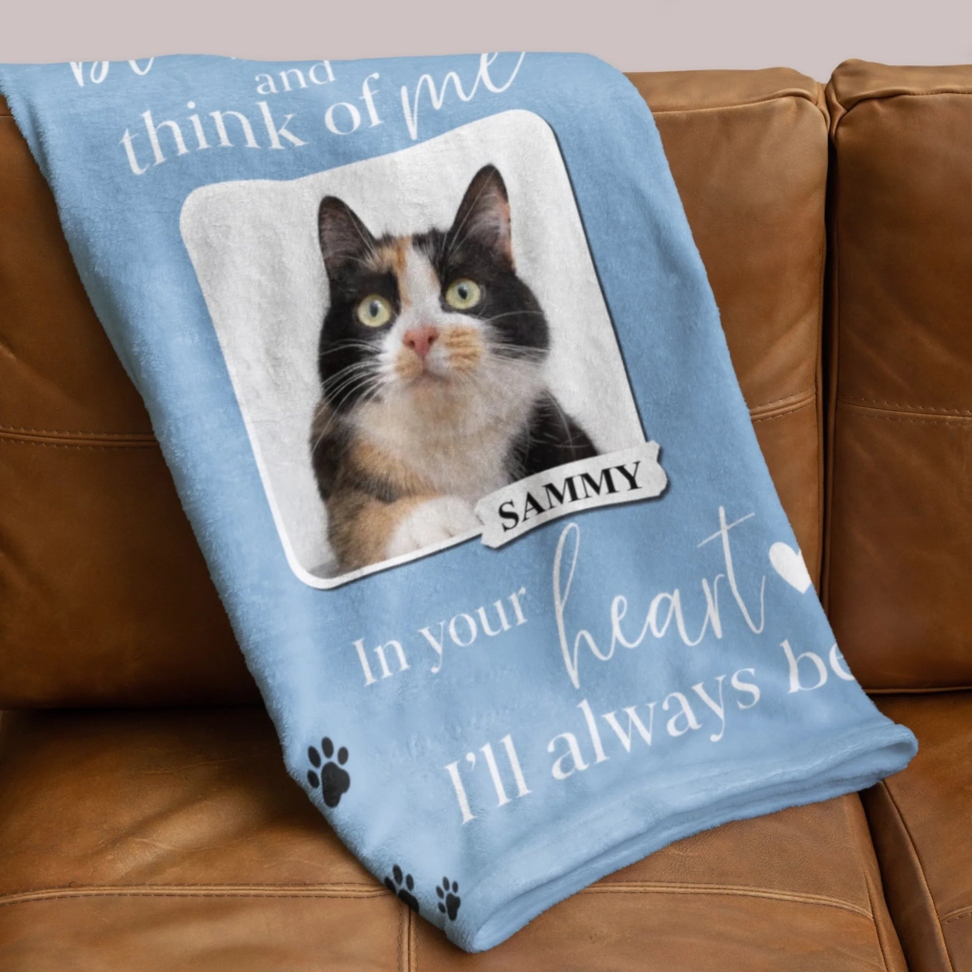 Personalized Mama Bear Flower Fleece Blanket-44