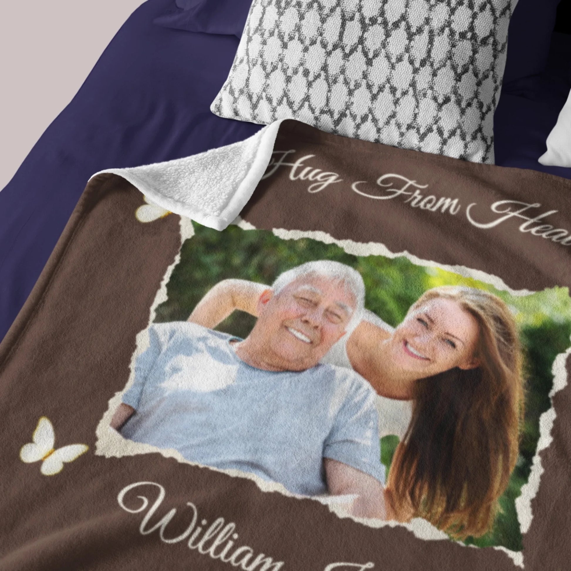 Personalized Cheer Team Blanket – Custom Name Senior Cheerleading Blanket-1