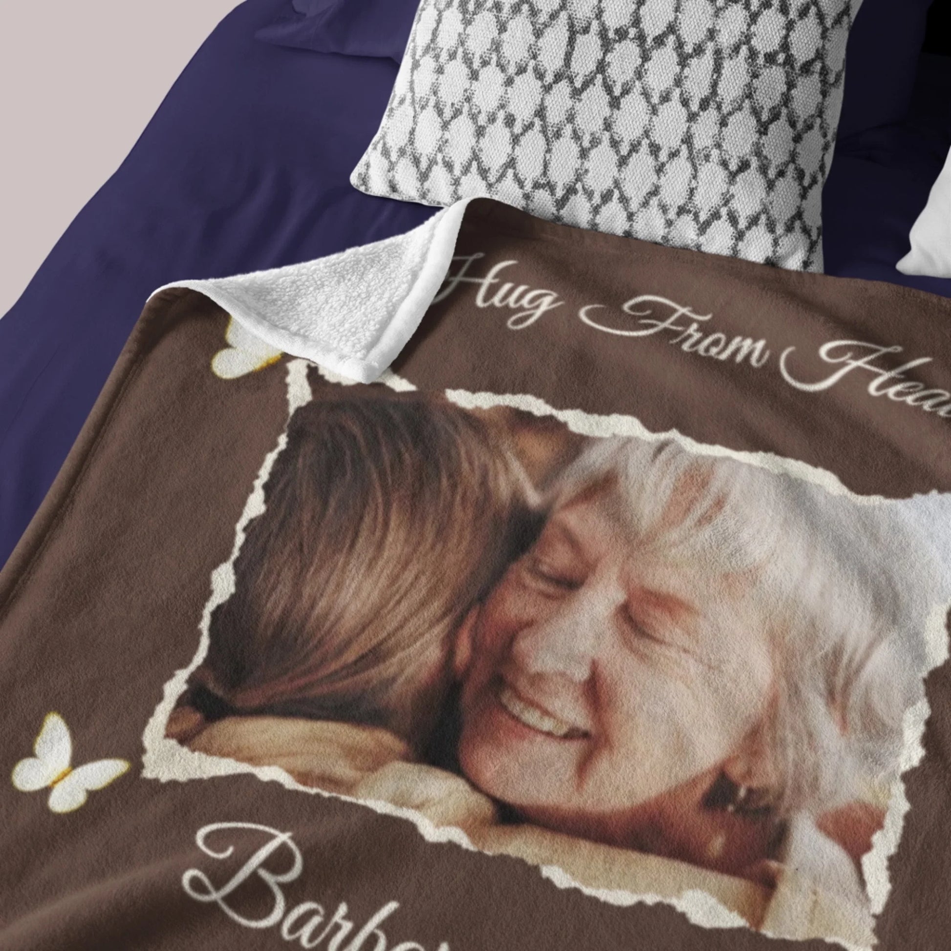 Personalized Cheer Team Blanket – Custom Name Senior Cheerleading Blanket-1