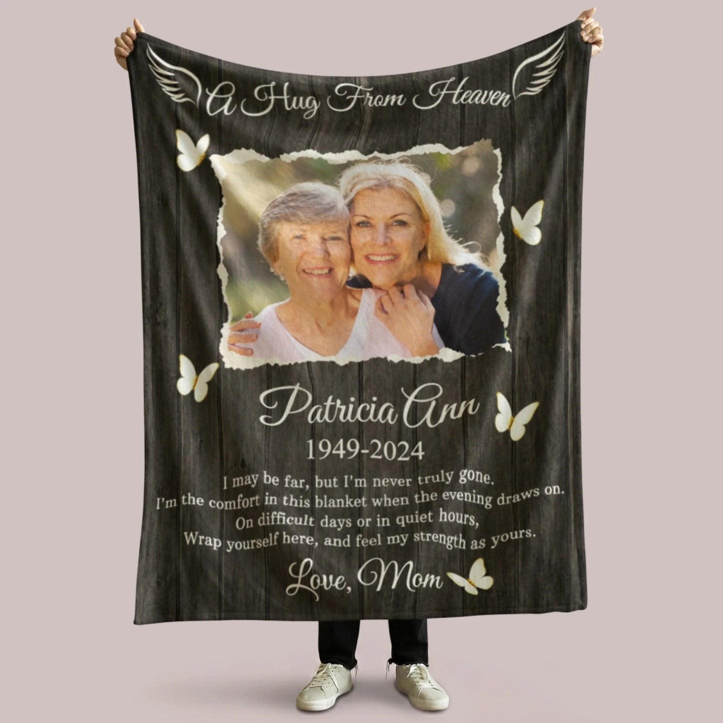 Personalized Cheer Team Blanket – Custom Name Senior Cheerleading Blanket3