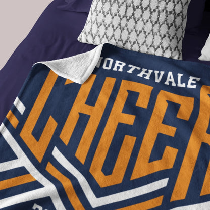 Personalized Cheerleading Fleece Blanket - Custom Team Name & Year-77