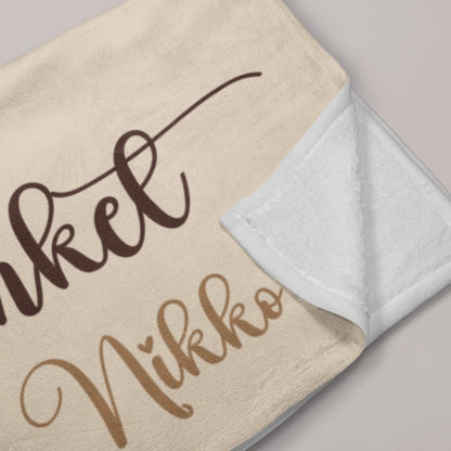 Personalized Woodland Animal Baby Blanket with Custom Name-1