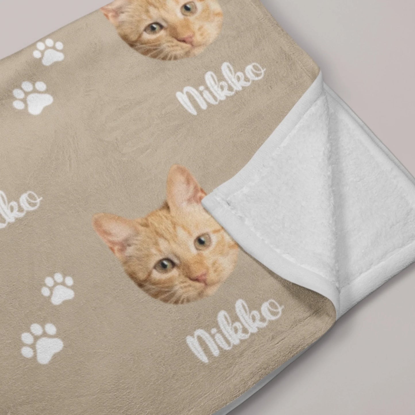 Personalized Woodland Animal Baby Blanket with Custom Name-1