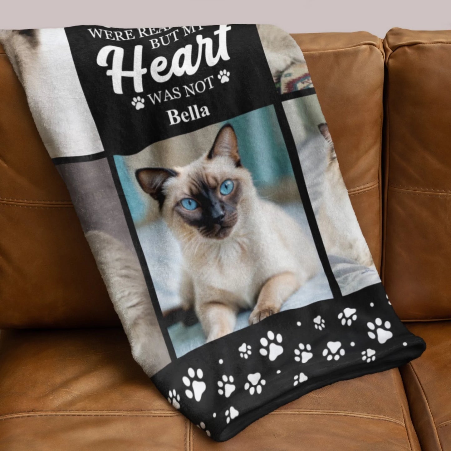 Personalized Mama Bear Flower Fleece Blanket-44
