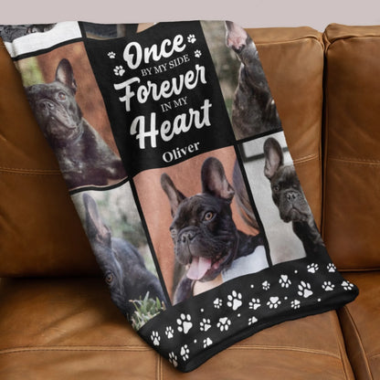 Personalized Mama Bear Flower Fleece Blanket-44
