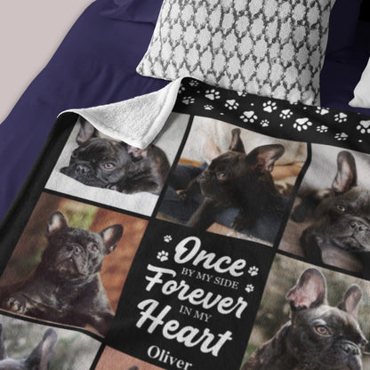 Personalized Woodland Animal Baby Blanket with Custom Name-1