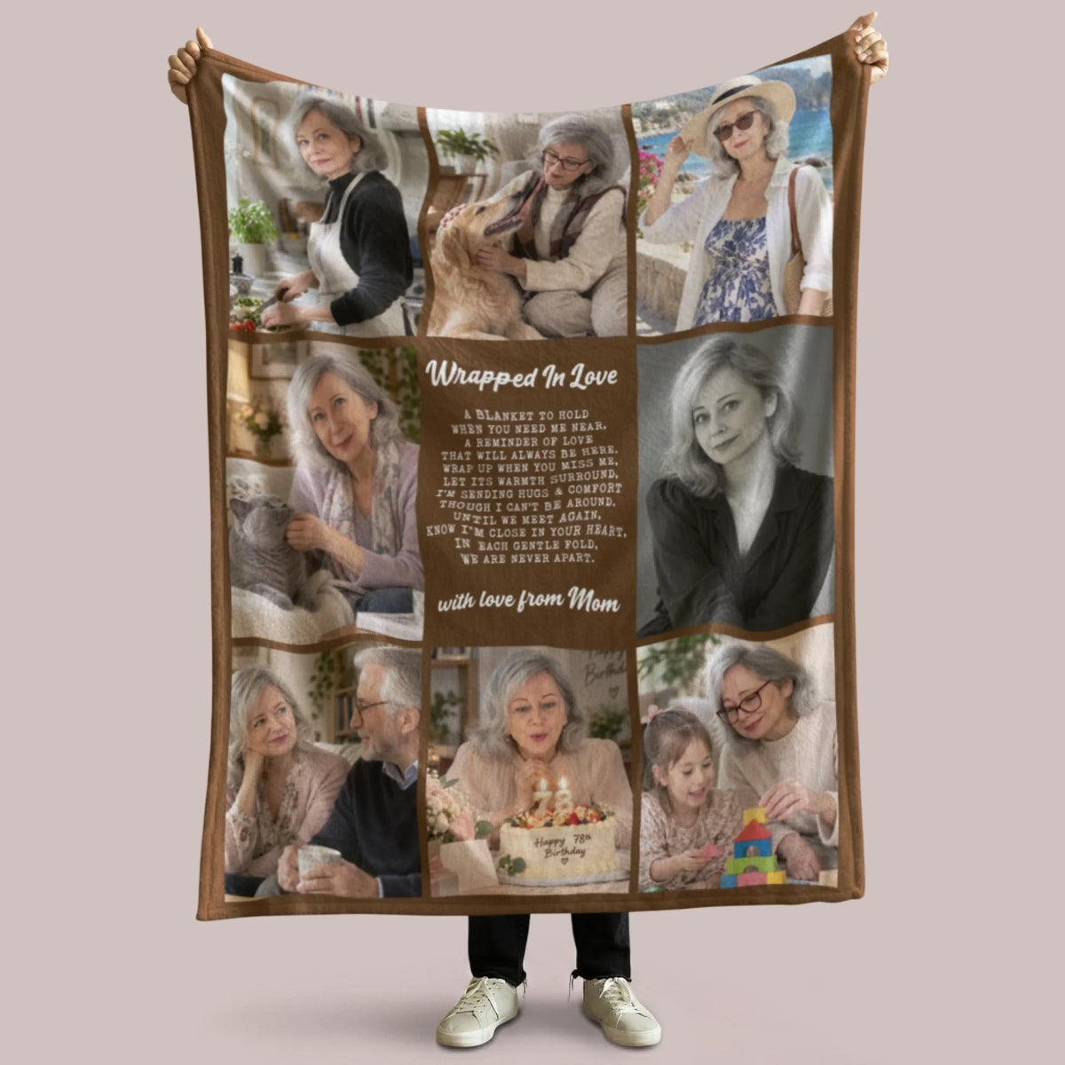 Personalized Cheer Team Blanket – Custom Name Senior Cheerleading Blanket3