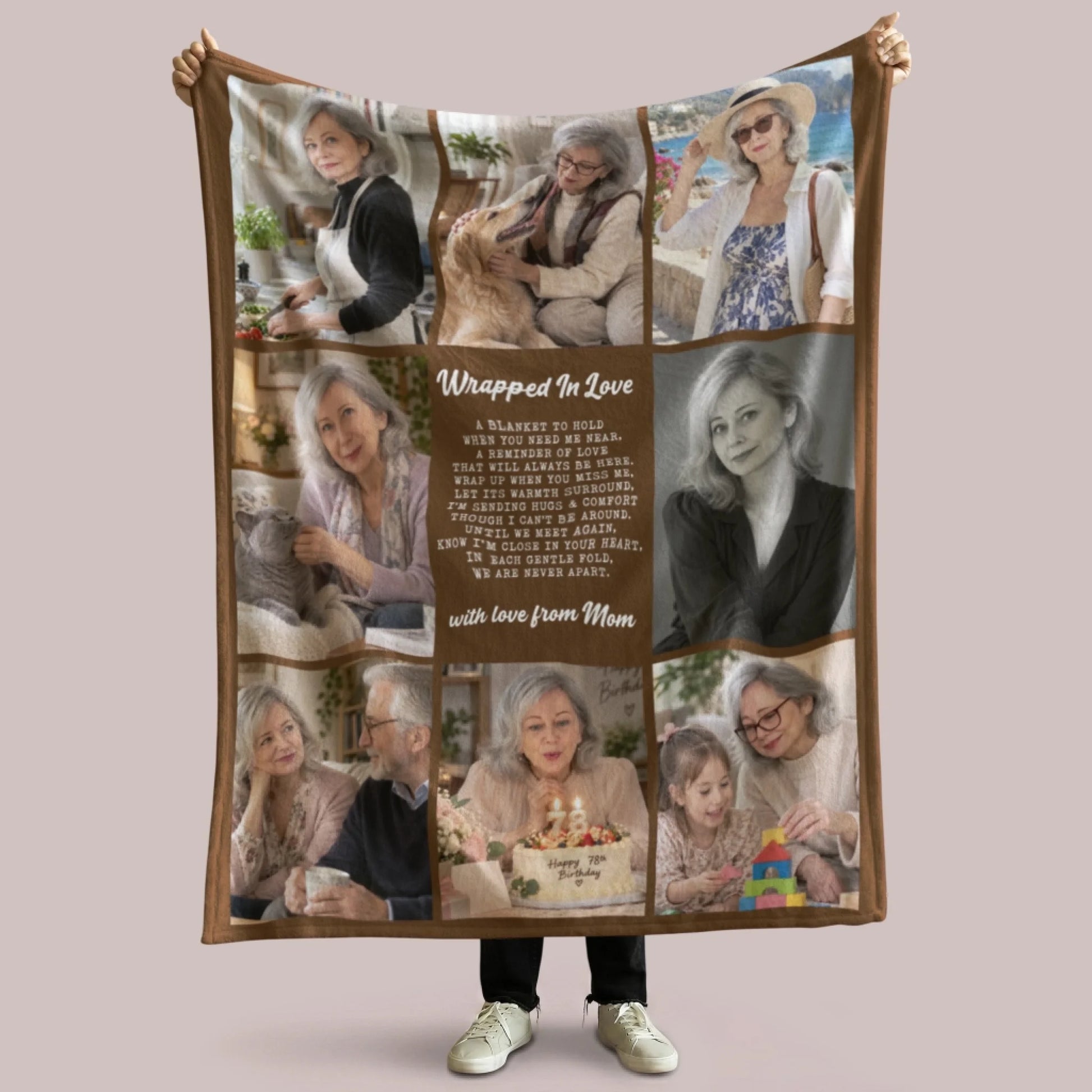 Personalized Cheer Team Blanket – Custom Name Senior Cheerleading Blanket3