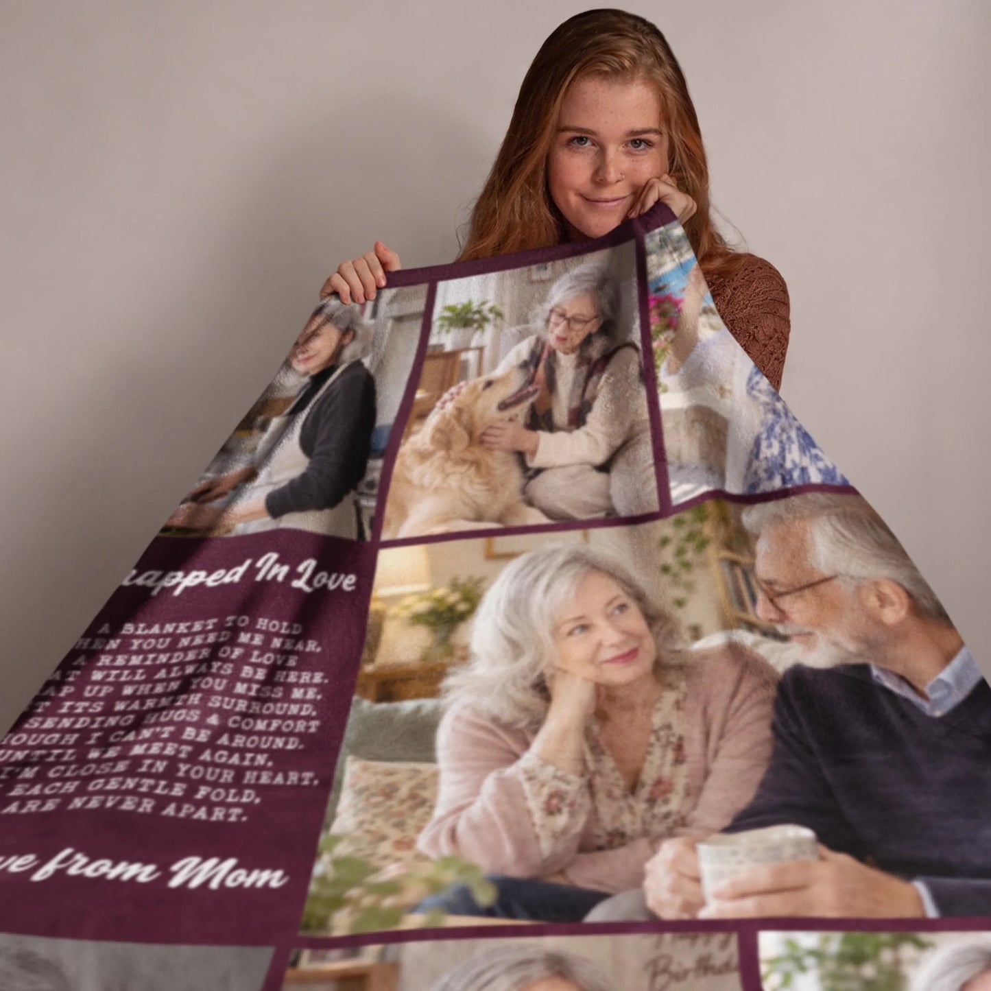 Personalized Cheer Team Blanket – Custom Name Senior Cheerleading Blanket_