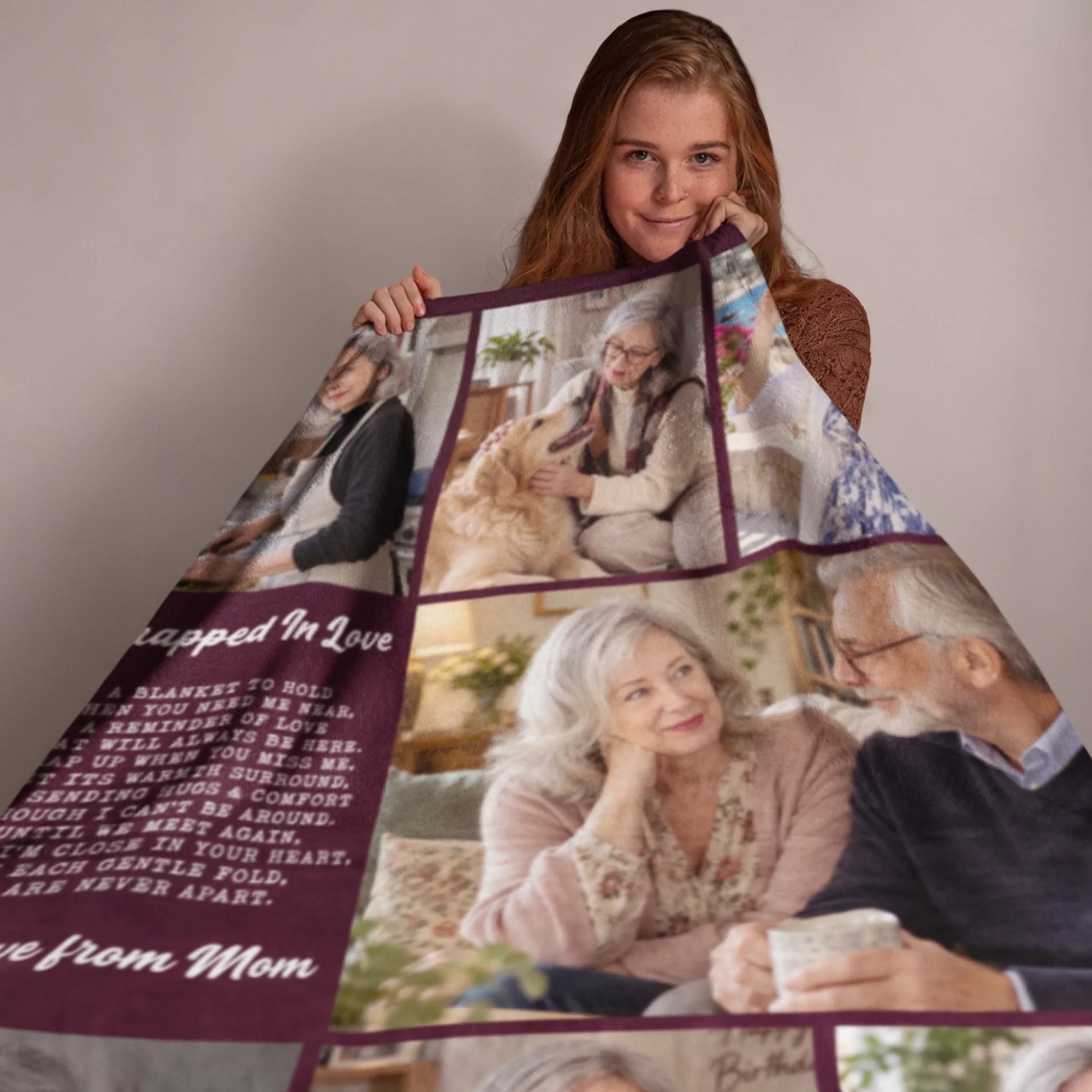 Personalized Cheer Team Blanket – Custom Name Senior Cheerleading Blanket_
