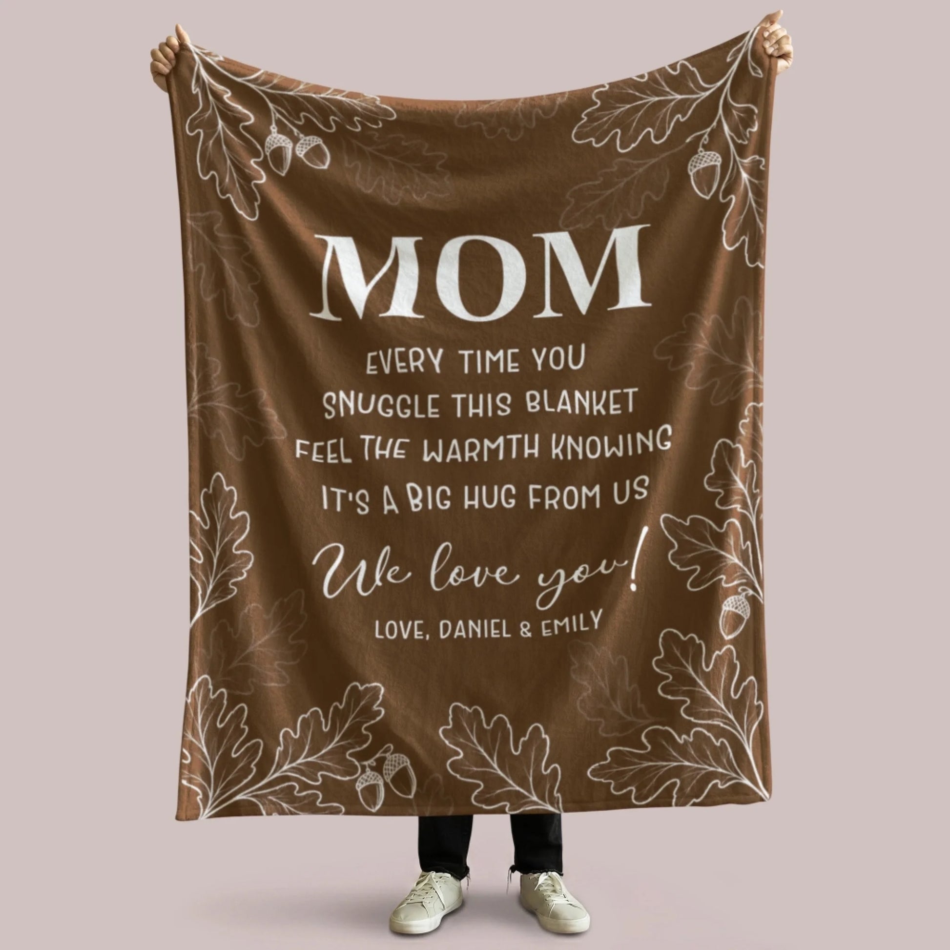 Personalized Cheer Team Blanket – Custom Name Senior Cheerleading Blanket3