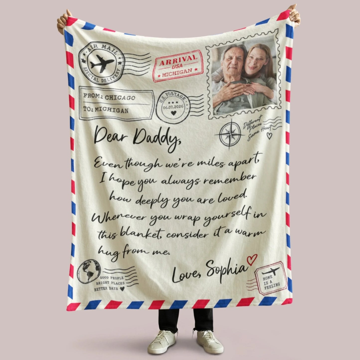 Personalized Cheer Team Blanket – Custom Name Senior Cheerleading Blanket3