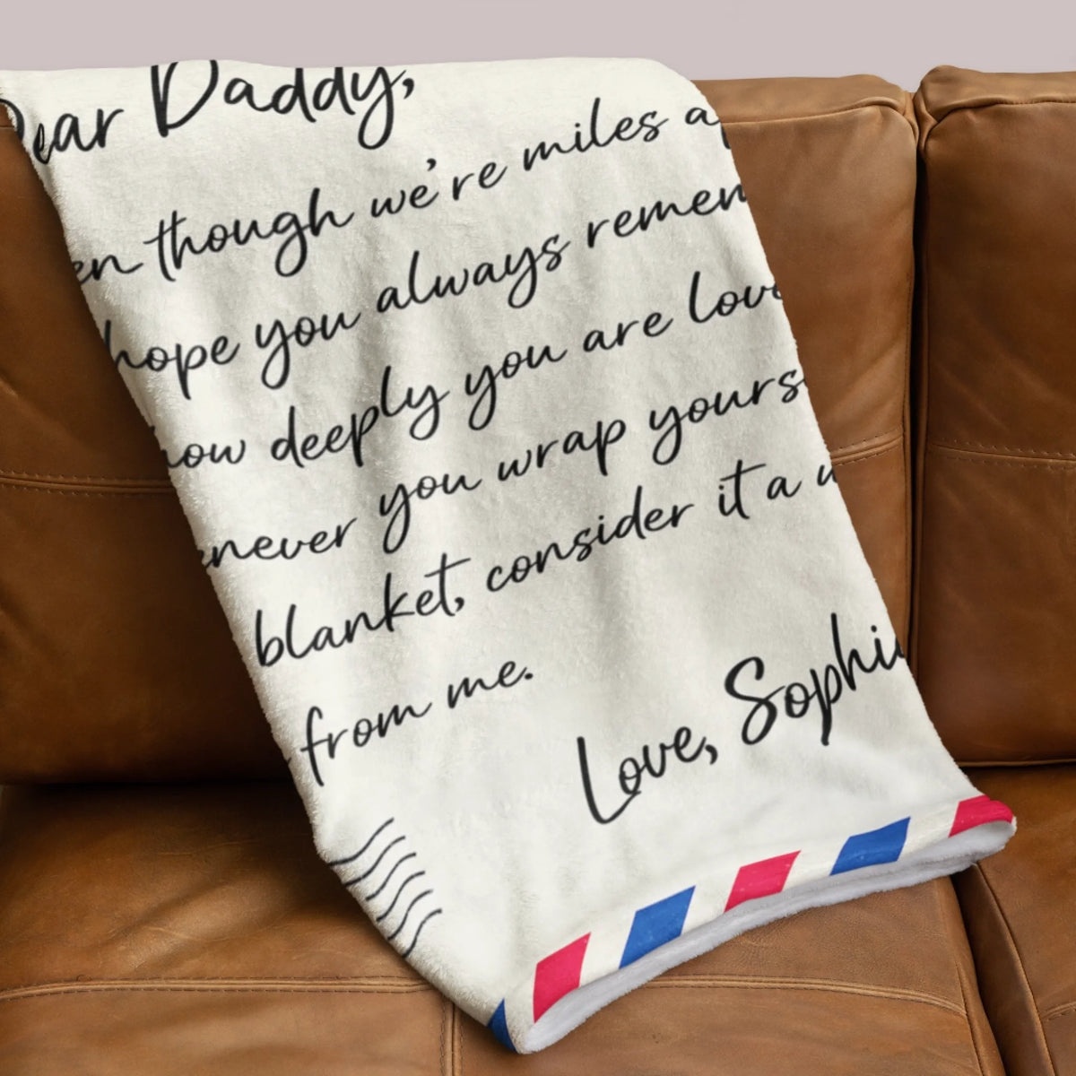 Personalized Mama Bear Flower Fleece Blanket-44