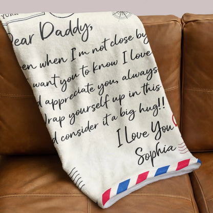 Personalized Mama Bear Flower Fleece Blanket-44