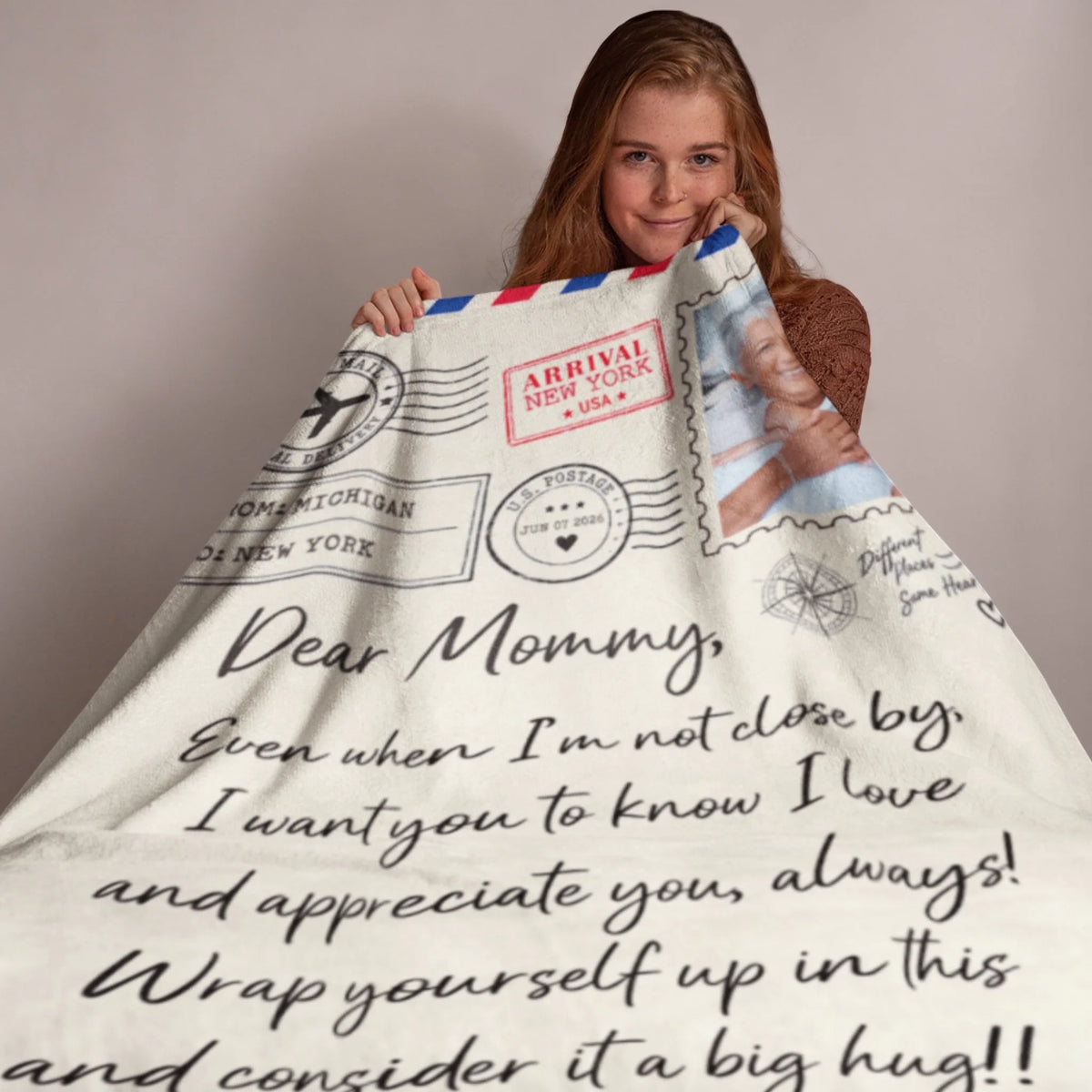 Personalized Cheer Team Blanket – Custom Name Senior Cheerleading Blanket_