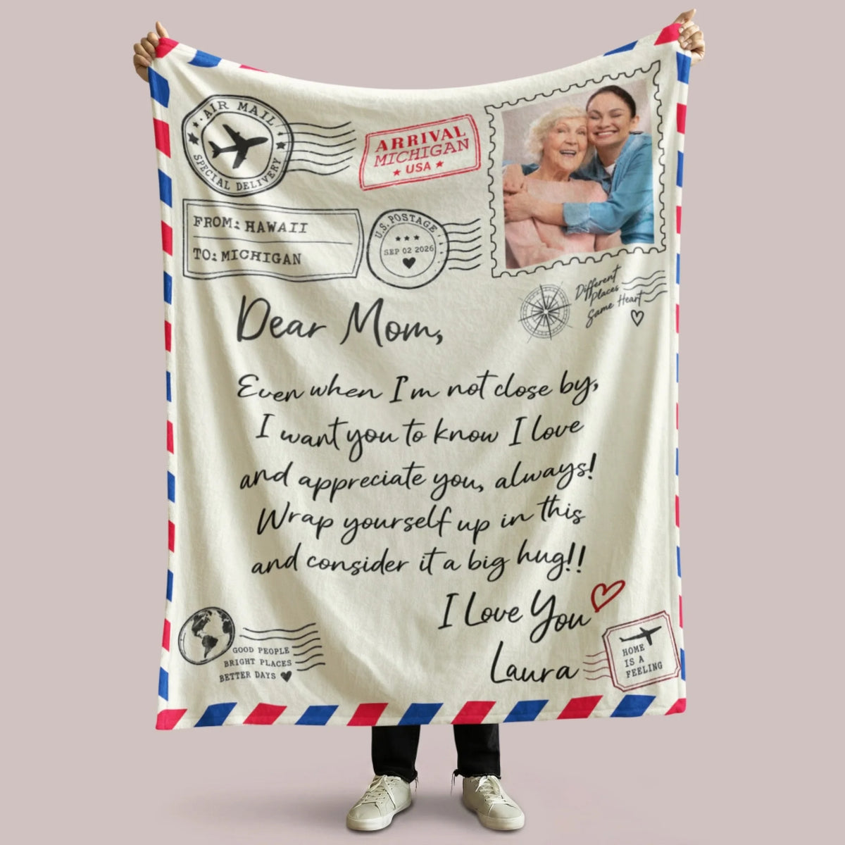 Personalized Cheer Team Blanket – Custom Name Senior Cheerleading Blanket3