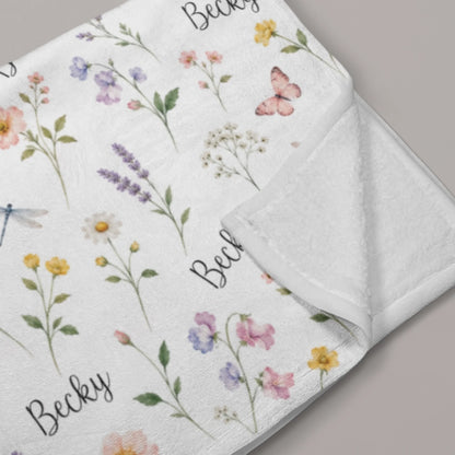 personalized-floral-baby-blanket-folded