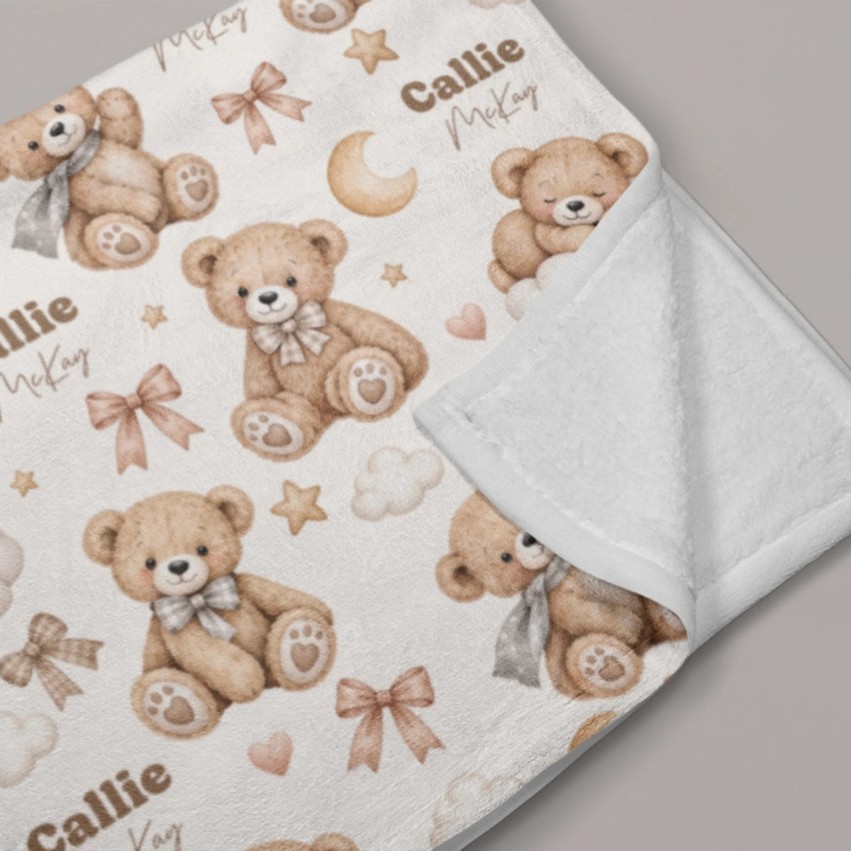personalized-bear-baby-blanket-folded